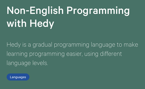 Hedy Programming Language